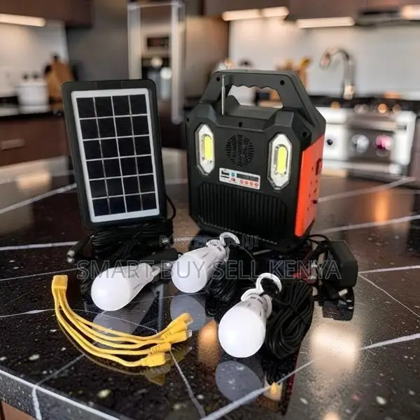 Safe Solar Lighting Dat at-9028b Home Solar Lighting System Kit