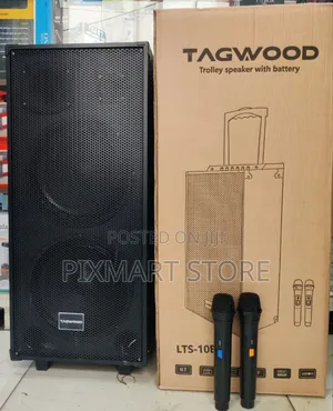 Tagwood LTS-10b Bluetooth Trolley Speaker With 2 Mics