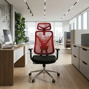 Red Orthopedic Office Seat