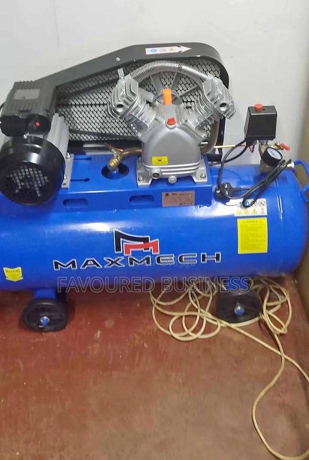Long Last Performed Maxmech Air Compressor /New Air Compressor 100l - thumbnail 2