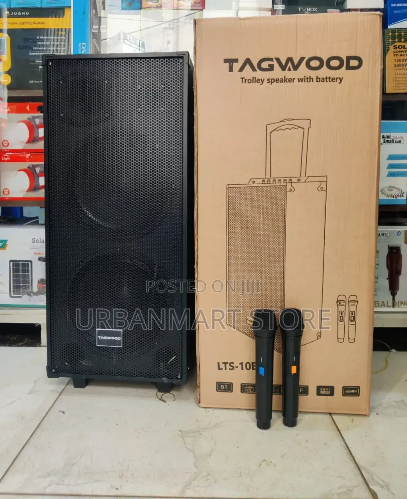 Tagwood LTS-10b Dual Speaker Trolley Sound System