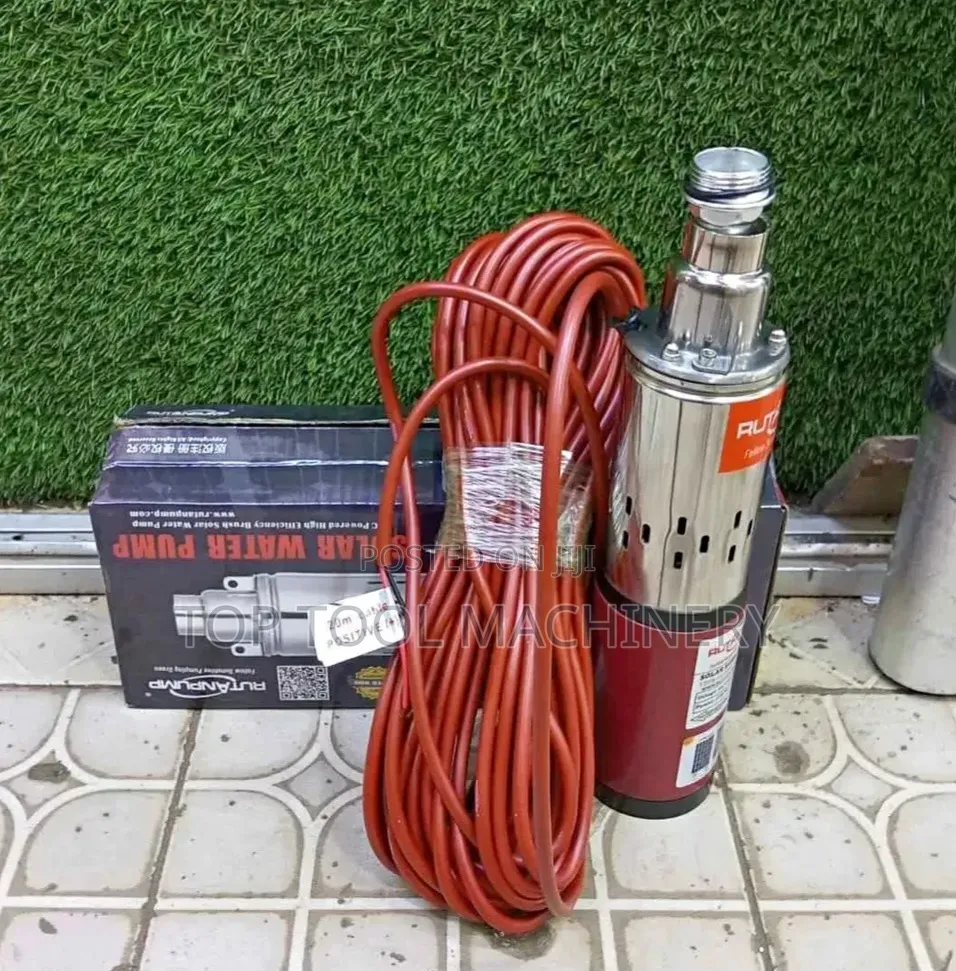 Efficient Rutan 250w 24v Solar Submersible Water Pump 50m