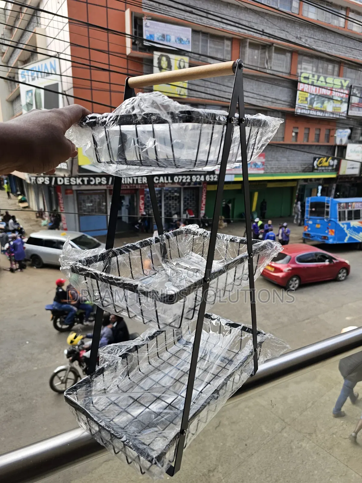 Multi-Layer Wire Countertop Storage Basket