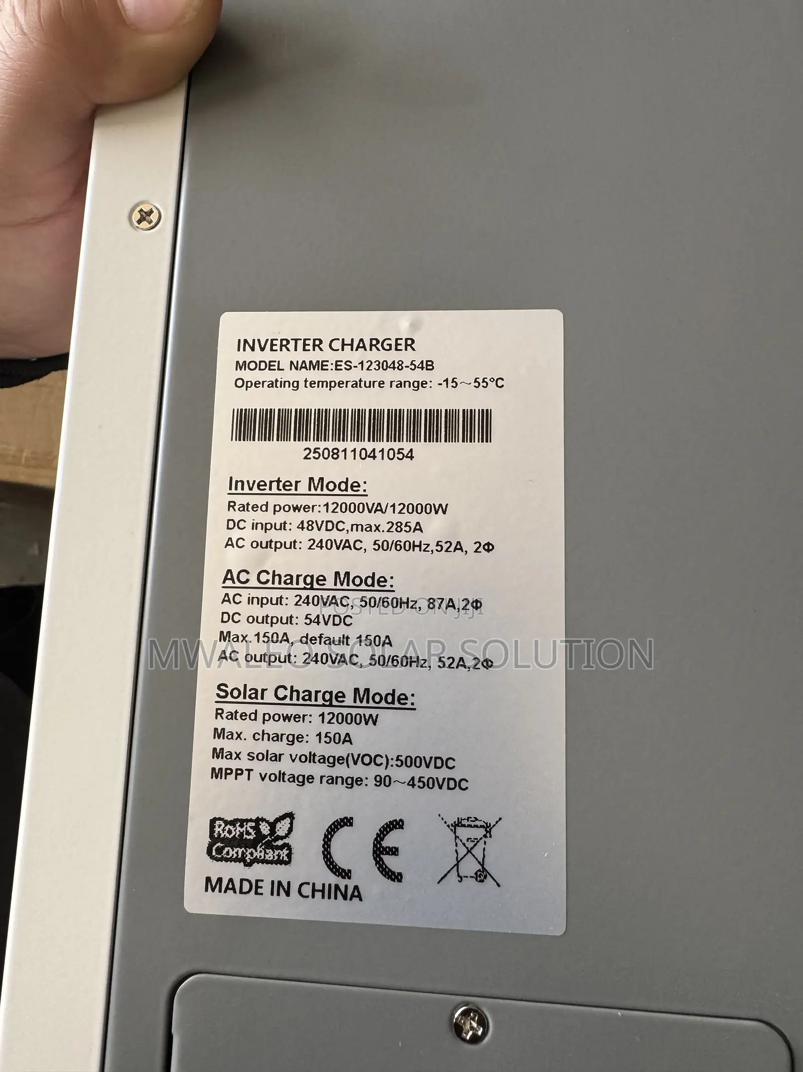 Snadi Inverter 12000w 48vdc
