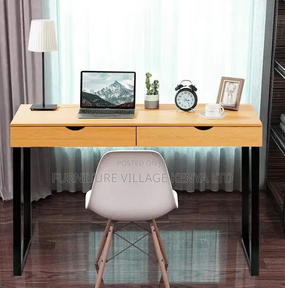 Home Office Study Desk With Drawers