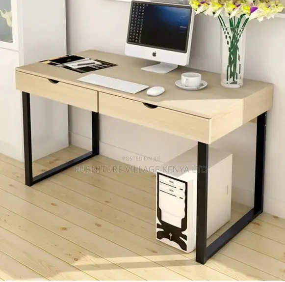 Home Office Study Desk With Drawers