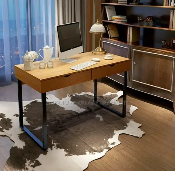 Home Office Study Desk With Drawers
