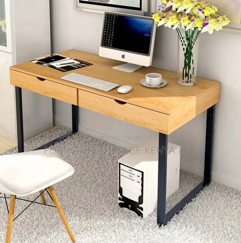 Home Office Study Desk With Drawers