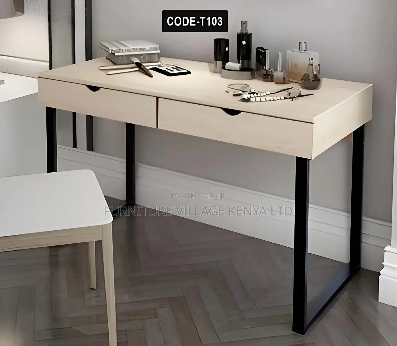 Home Office Study Desk With Drawers