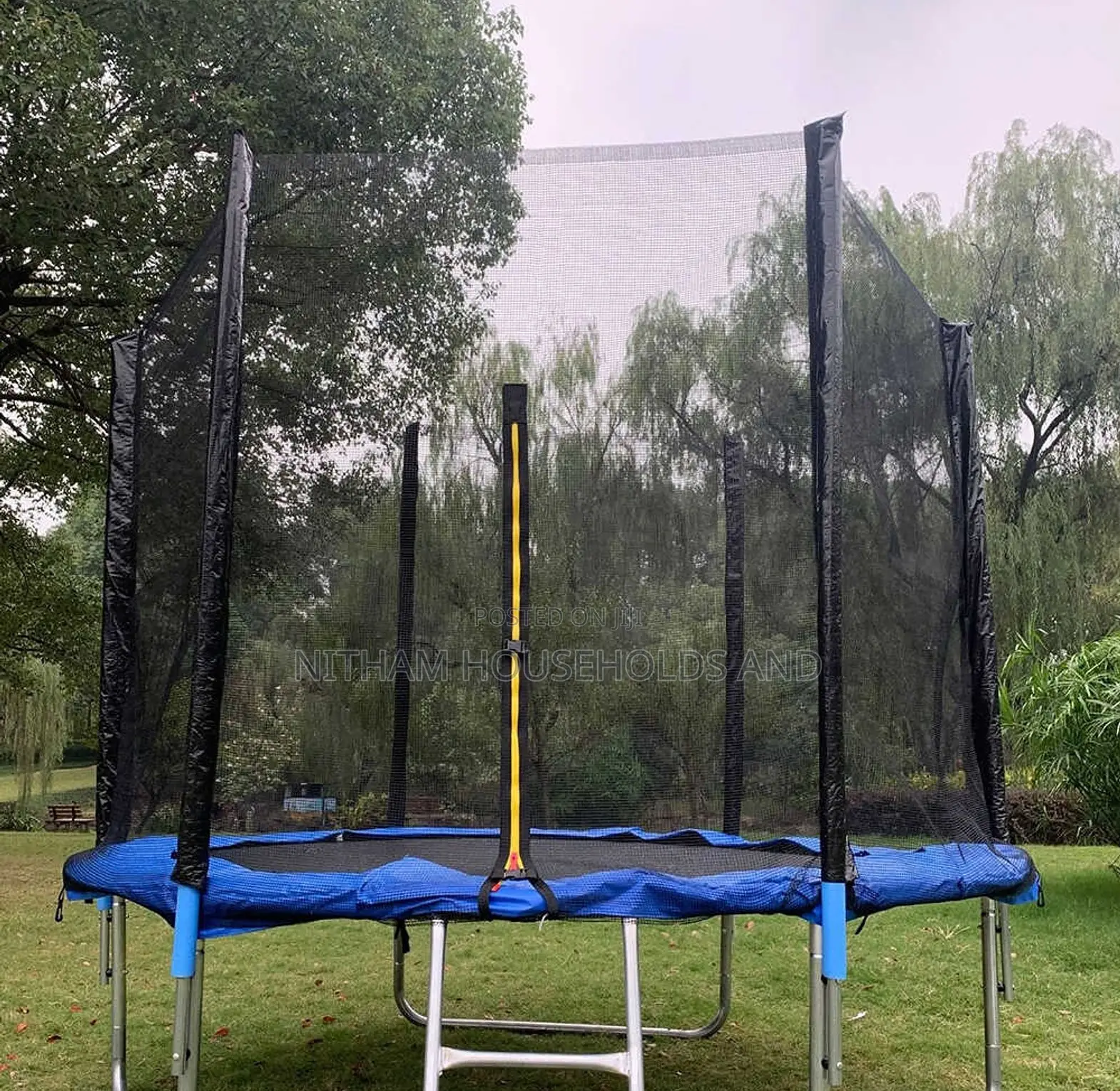 8ft Trampoline Enclosure Durable Safe Nylon Trampoline Protection Net