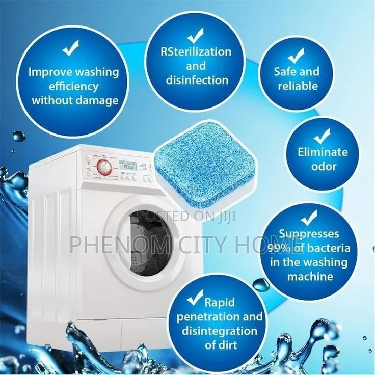12pc Washing Machine Tablet Cleaner