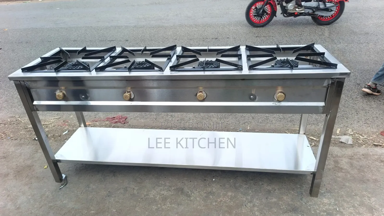 Stainless Steel 4 Burner