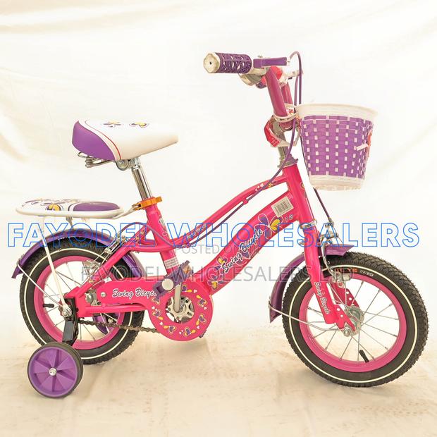 Quality Swing Kids Bicycle – Size 12 With Back Seat