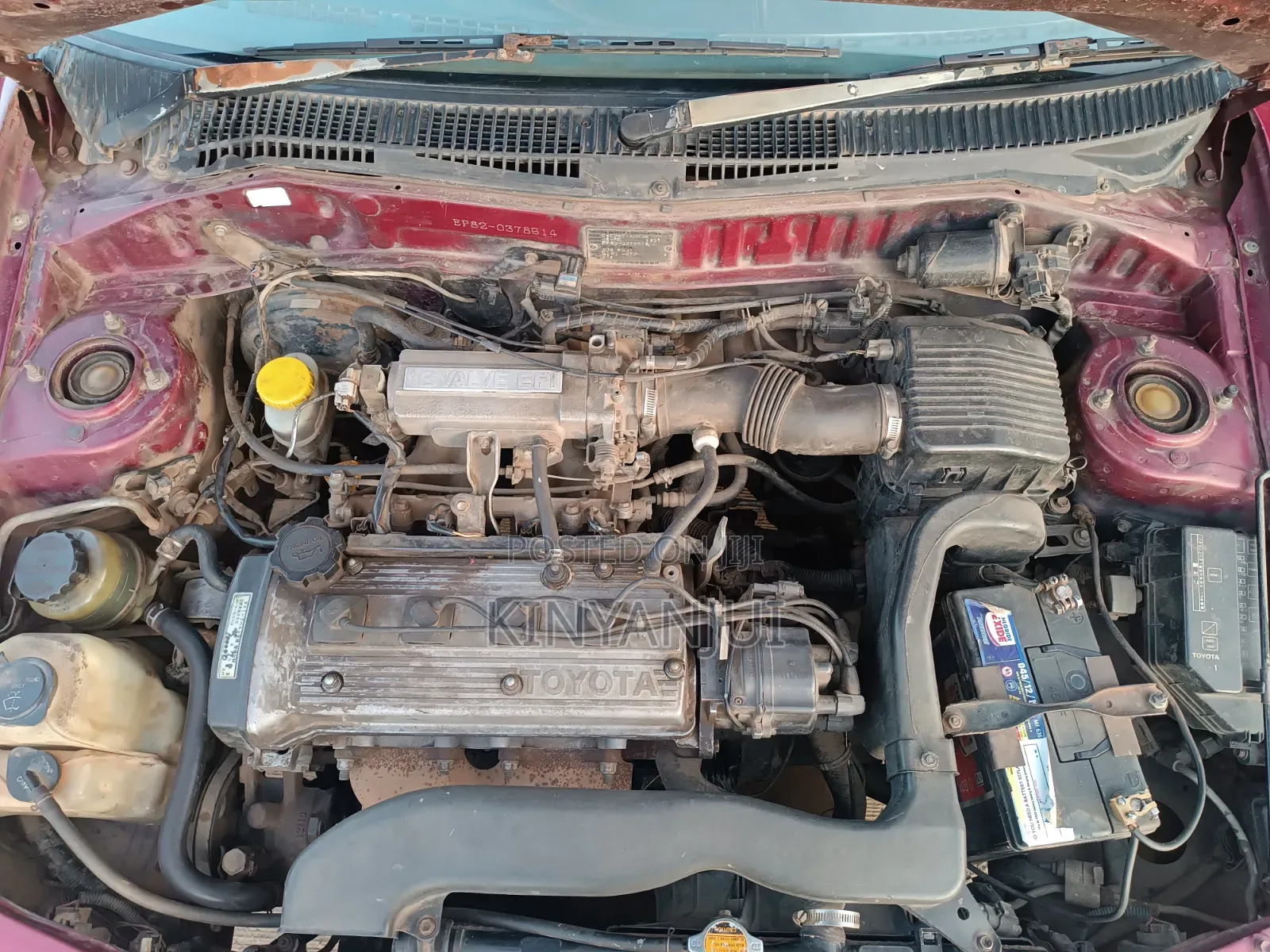 Toyota Starlet 1994 Maroon