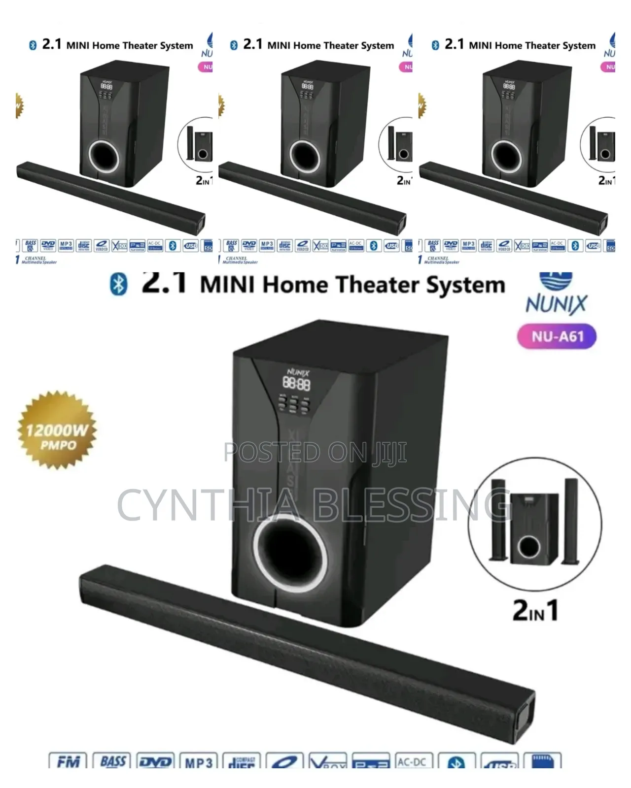Nunix Sound Bar Nu-A61