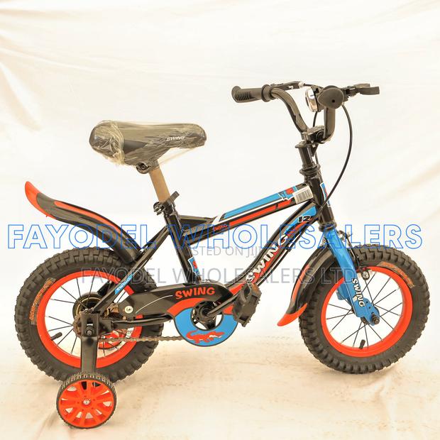 Kids Bike Size 12 – Swing Bicycle With Stabilizers