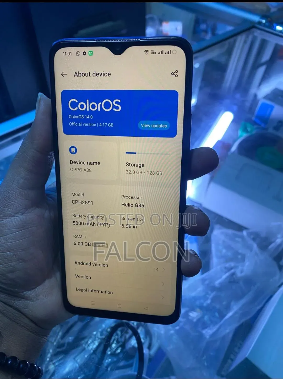 Oppo A38 128 GB Black