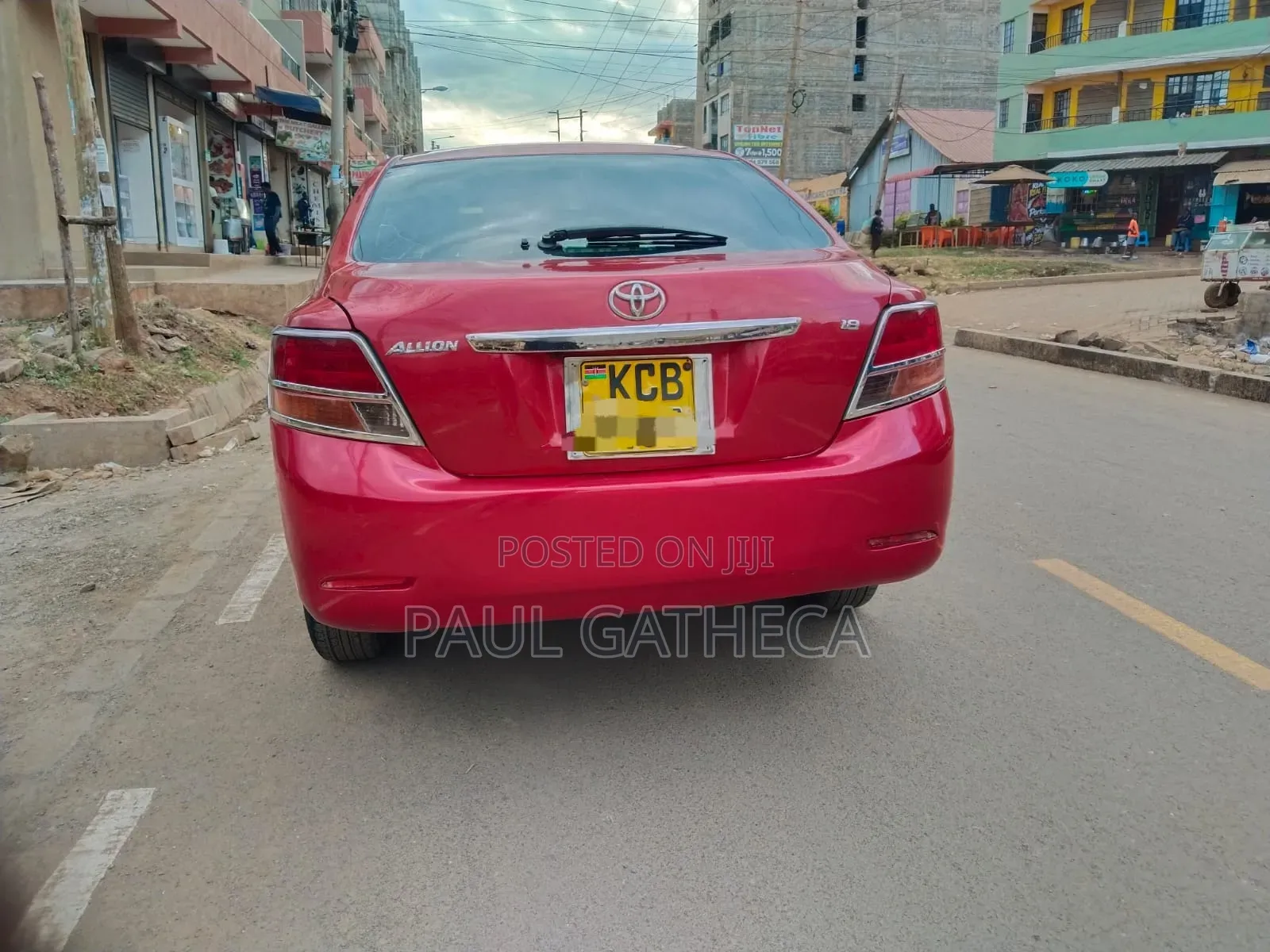 Toyota Allion 2008 Red