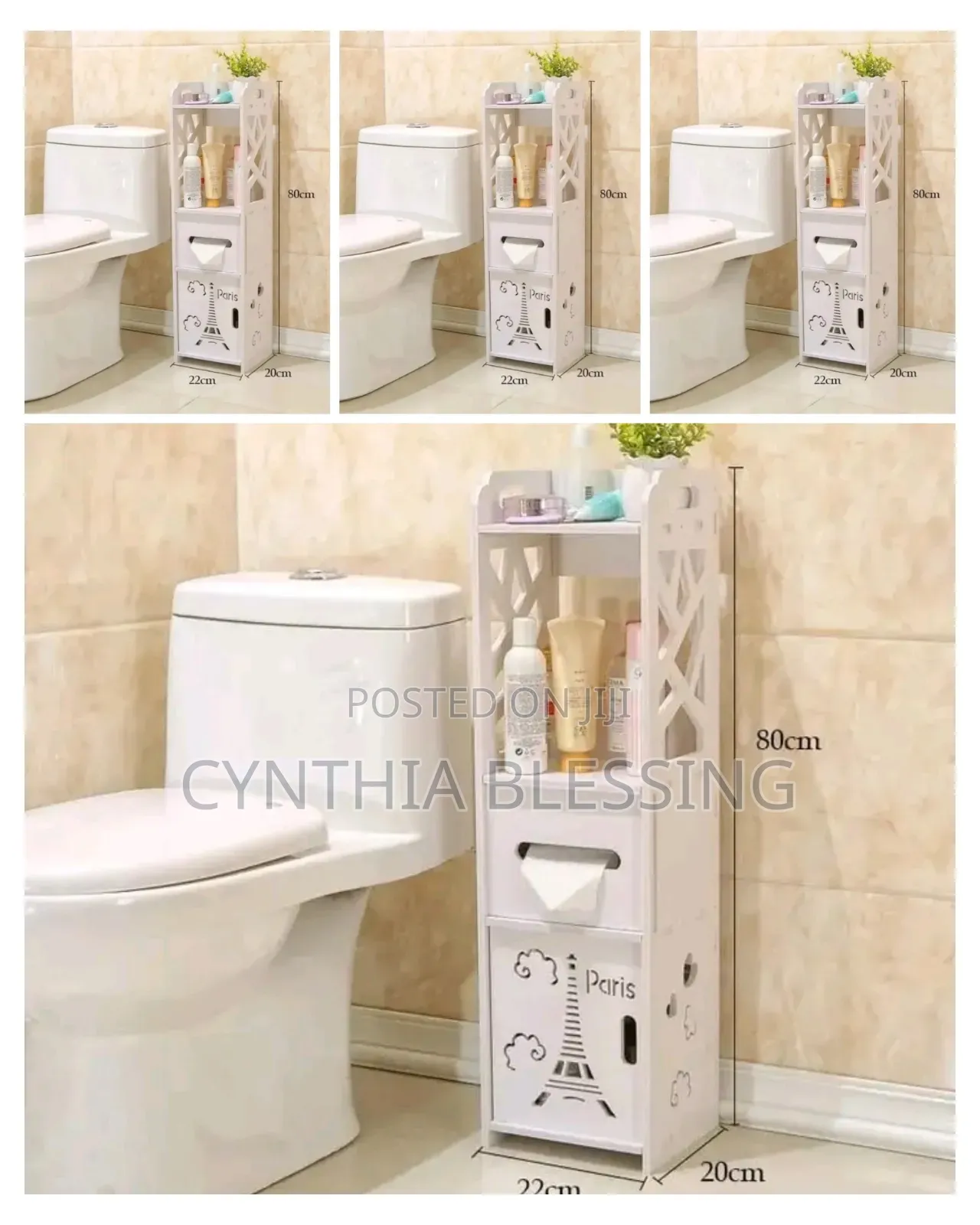 Bathroom Storage Cabinet_white