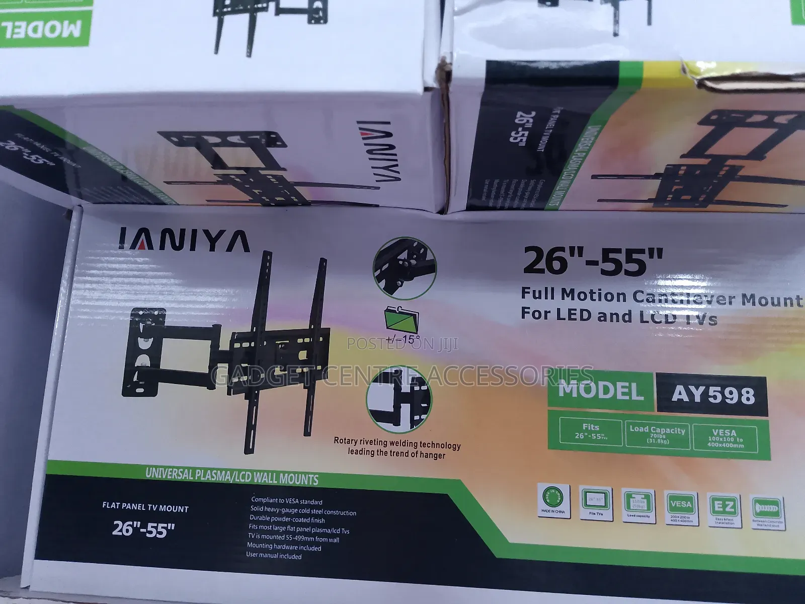 Single Arm Swivel Tv Brackets 55"