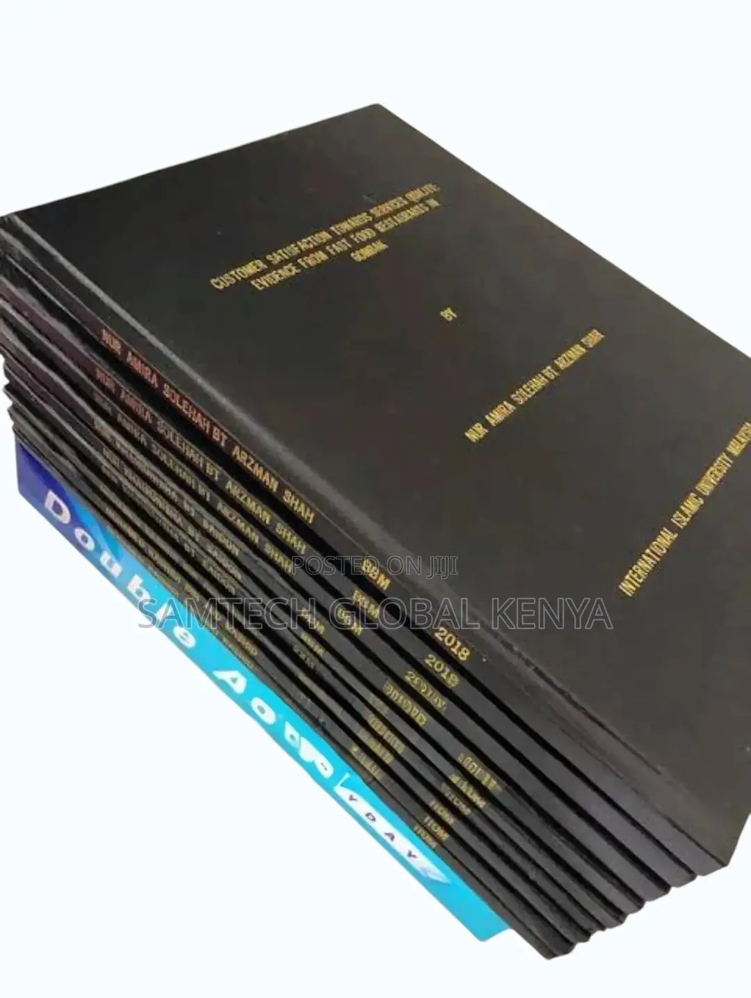 Hardcover Binding With Golden Foiling