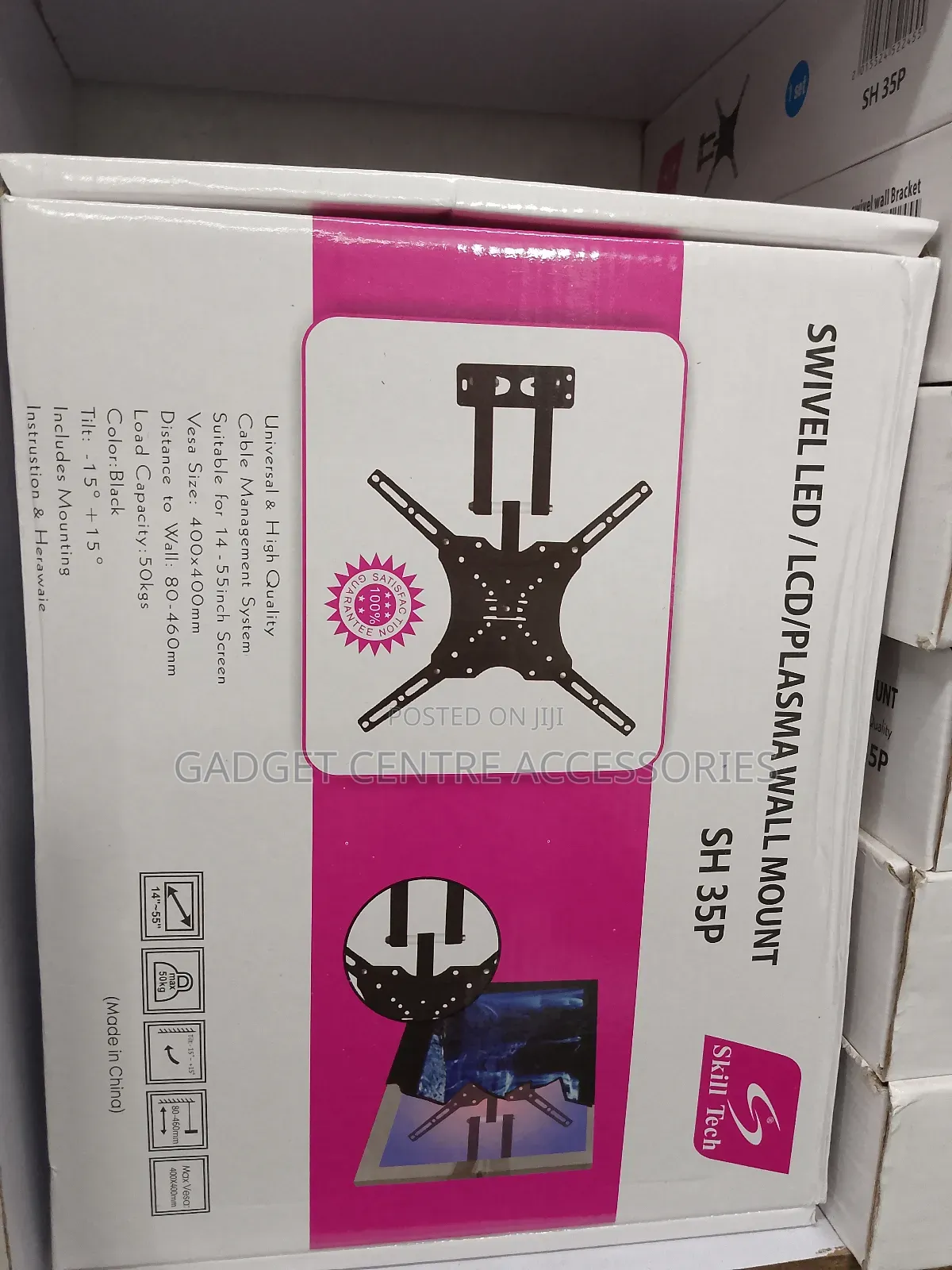 Universal Swivel Tv Wall Mount 55 Inches 50kg