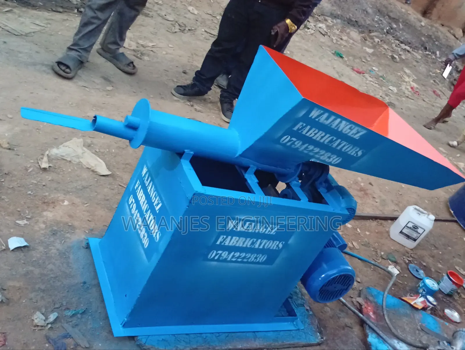 5hp Gear-Driven Charcoal Briquettes Machine | Wajangez Fabricators