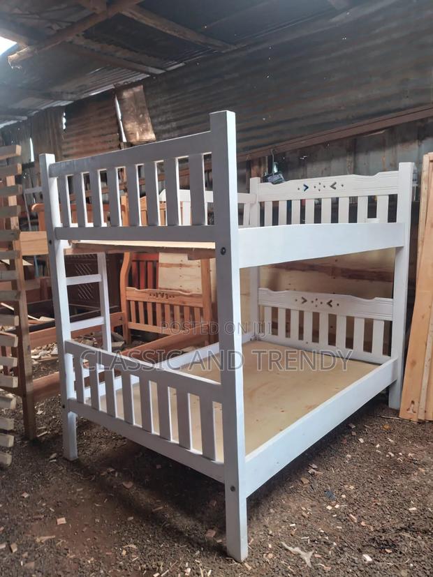 4x6 White Bunk Bed - thumbnail 2