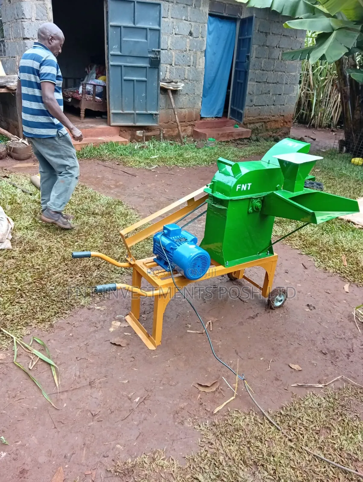 ​High-Efficiency Electric Silage Chopper