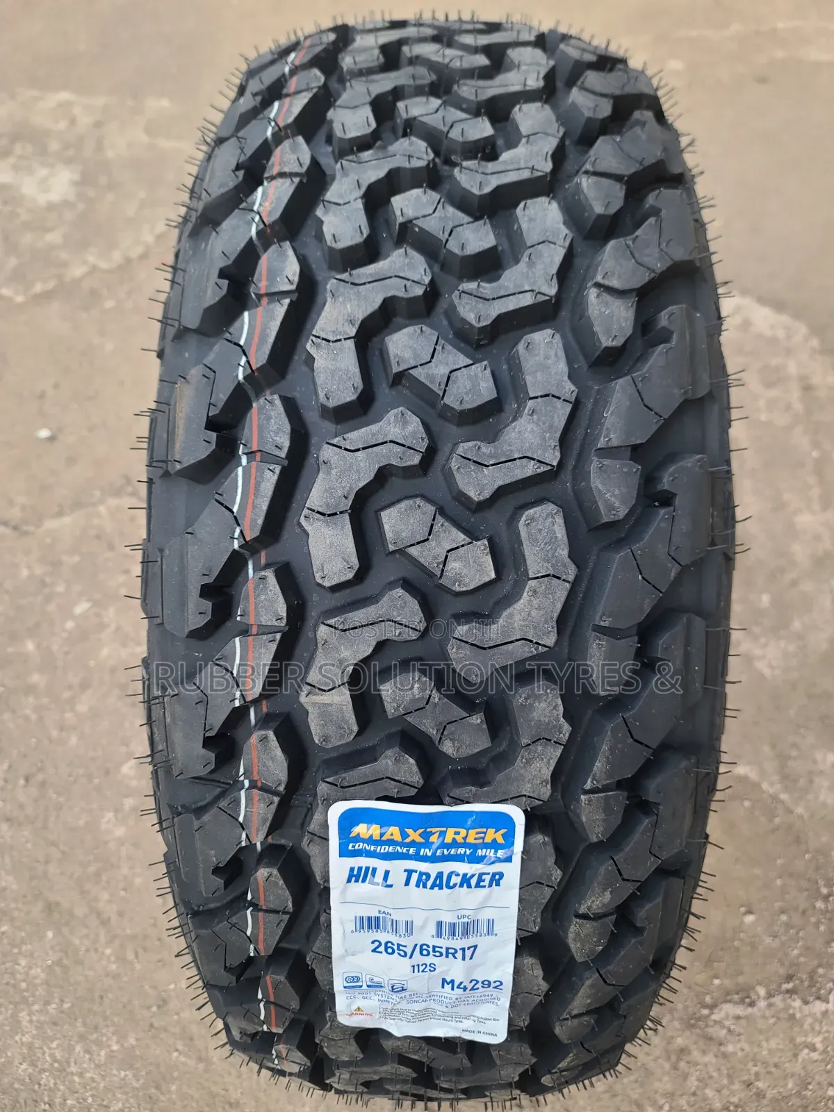 265 /65 R17 Maxtrek Tyres 112s Hill Tracker All-Terrain
