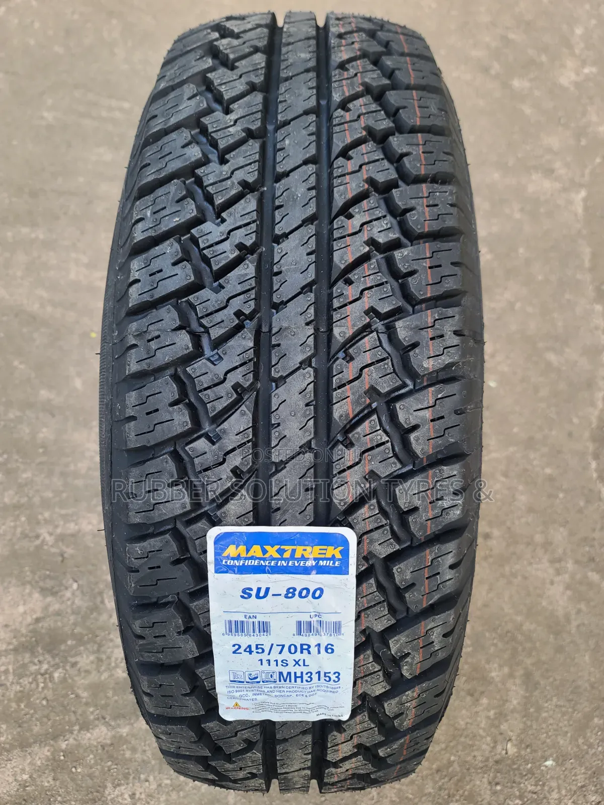 245 /70 R16 Maxtrek Tyres 111s X/L Su-800 All-Terrain