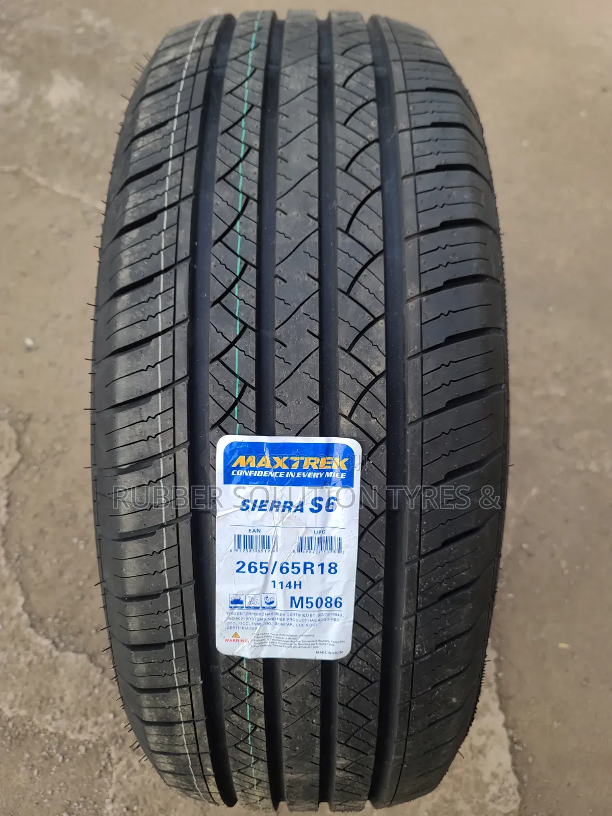 265 /65 R18 Maxtrek Tyres 114h Sierra S6