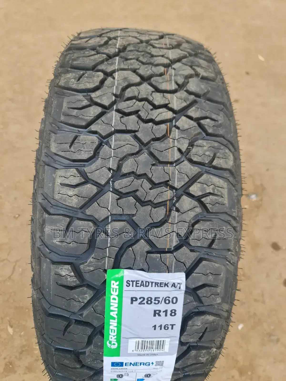 285 /60 R18 Grenlander Tires (All Terrain) Stadtrek