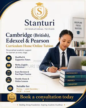 Cambridge (British), Edexcel, Pearson Curriculum Home/Online Tuition