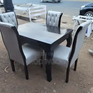Modern 4-Seater Dining Table Set