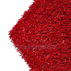 Double Layer Grass Carpets Red Grass Carpets Environmental Friendly