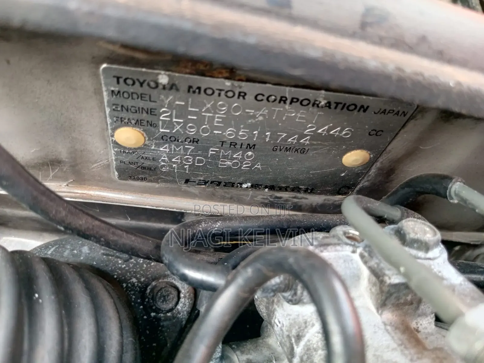 Toyota Mark II 2.4DT RWD 2000 Gray