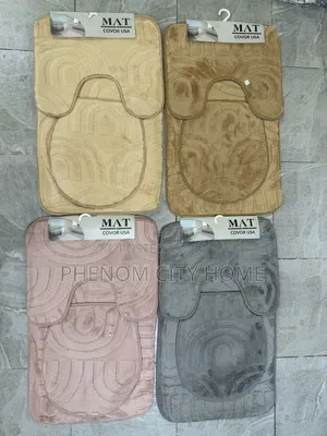 Warm 3pc Toilet Mats