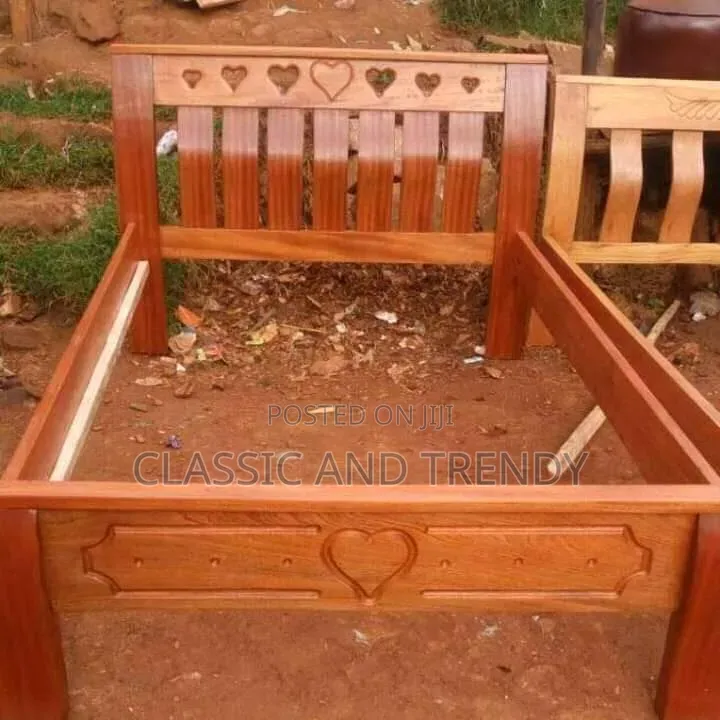 4x6 Pure Mahogany Wooden Bed