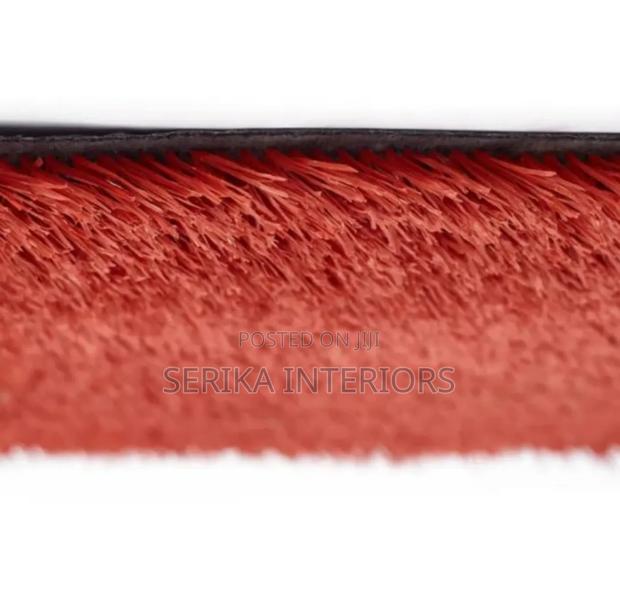 Thickness Red Grass Carpets Grass Carpets Environmental Friendly