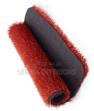 Thick Red Grass Carpets Grass Carpets Environmental Friendly