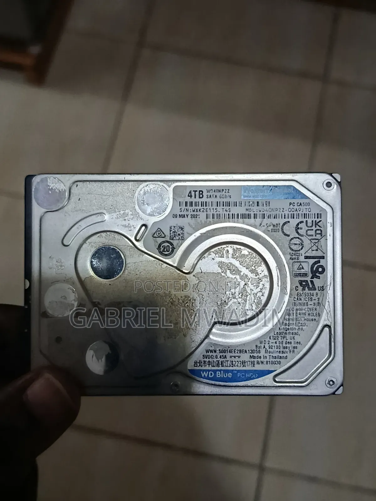 4tb HDD Wd Black