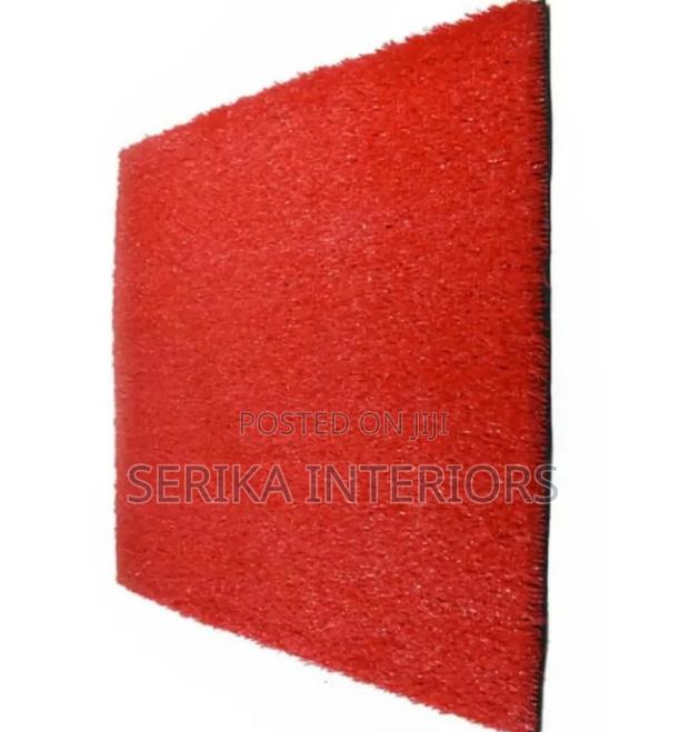 Hot Red Grass Carpets Grass Carpets Environmental Friendly - main view