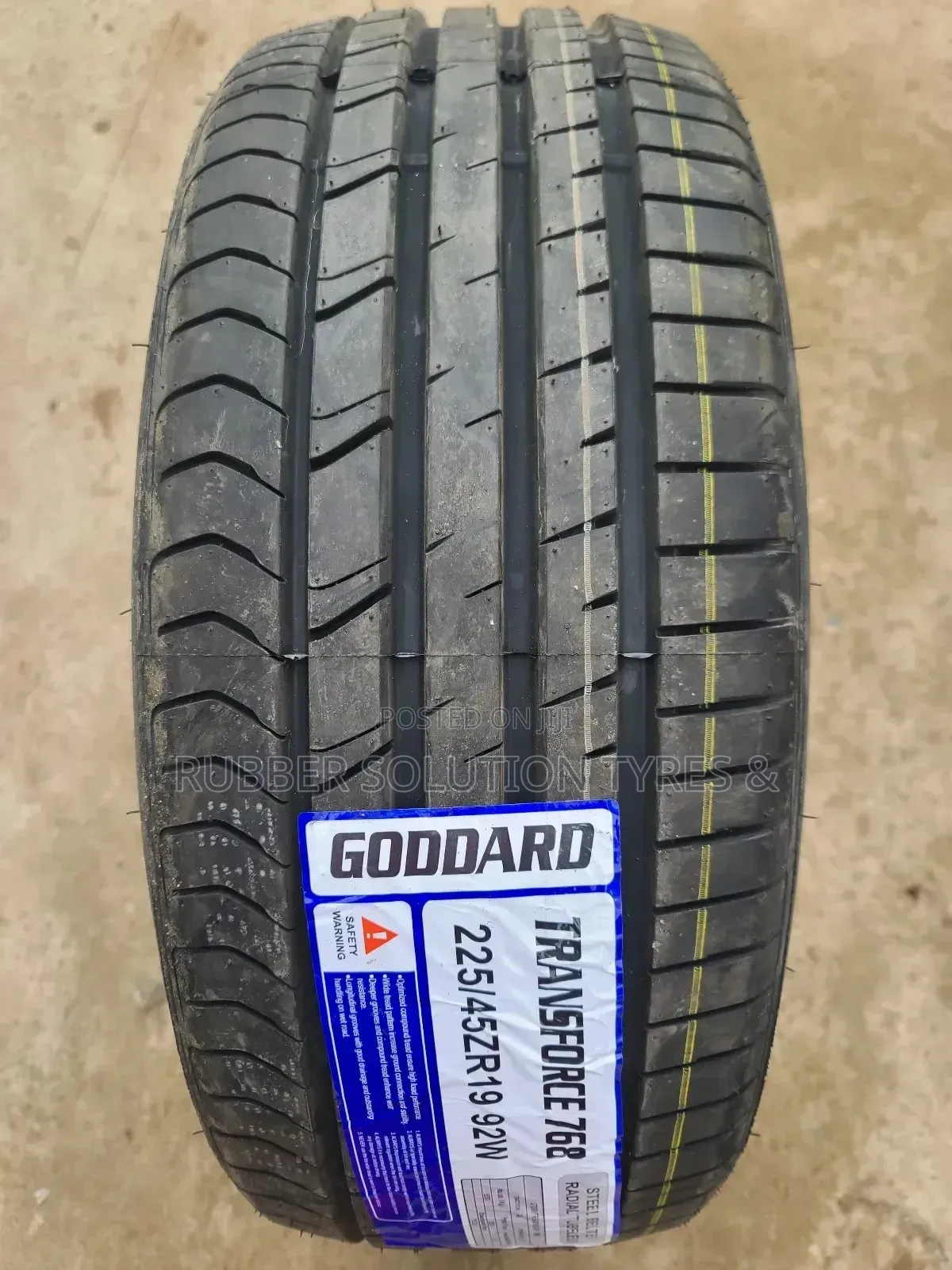 225/45r19 Goddard Tyres 92w X/L Transforce-768
