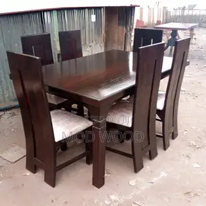 Elegant 6-Seater Wooden Dining Set – Timeless Style for Every Home