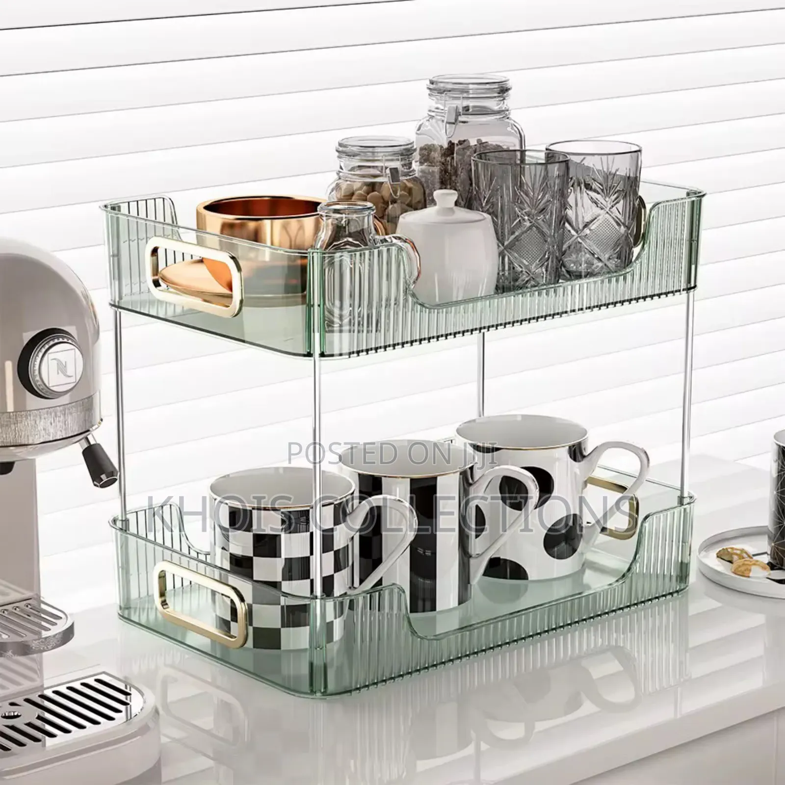 Double Layer Cosmetics Organizer