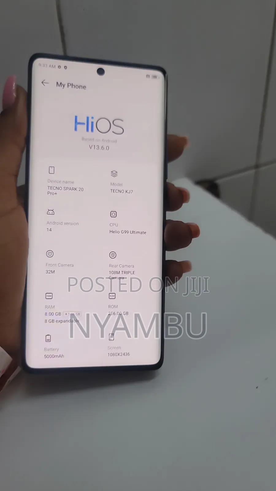 Tecno Spark 20 Pro Plus 256 GB Blue