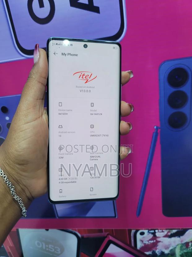 Itel S23 Plus 128 GB Blue - thumbnail 3