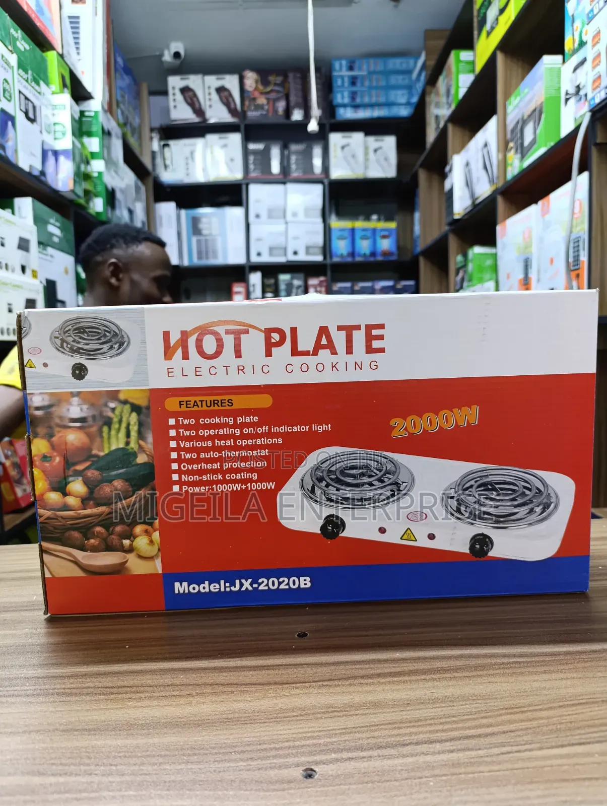Double Hotplate Electric Coil Cooker