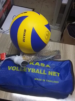 Mikasa Volleyball+Mikasa Volleyball Net + Free Pump